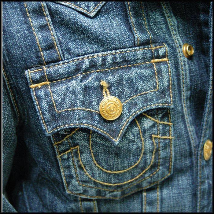 TRUE RELIGION（トゥルーレリジョン） メンズ デニムジャケット Cotton