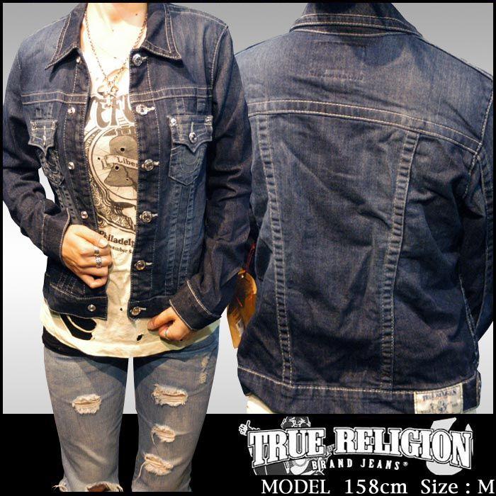 美品00s トゥルーレリジョン 極太ステッチ デニムジャケット 刺繍 USA製 美品00s トゥルーレリジョン 極太ステッチ デニムジャケット 刺繍 USA製