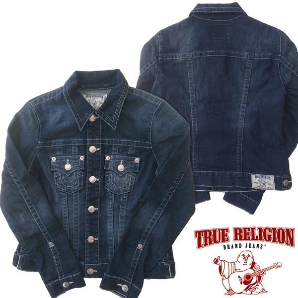 TRUE RELIGION トゥルーレリジョン　デニムジャケット M TRUE RELIGION（トゥルーレリジョン） レディース デニムジャケット