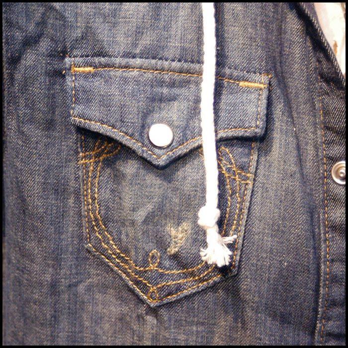 TRUE RELIGION トゥルーレリジョン レディース デニム パーカー シャツ ia デニムシャツ safari サファリ 掲載 ブランド TRUE RELIGION トゥルーレリジョン レディース デニム パーカー