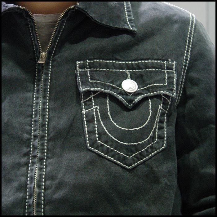 TRUE RELIGION（トゥルーレリジョン） メンズ カーゴ ジャケット TWILL