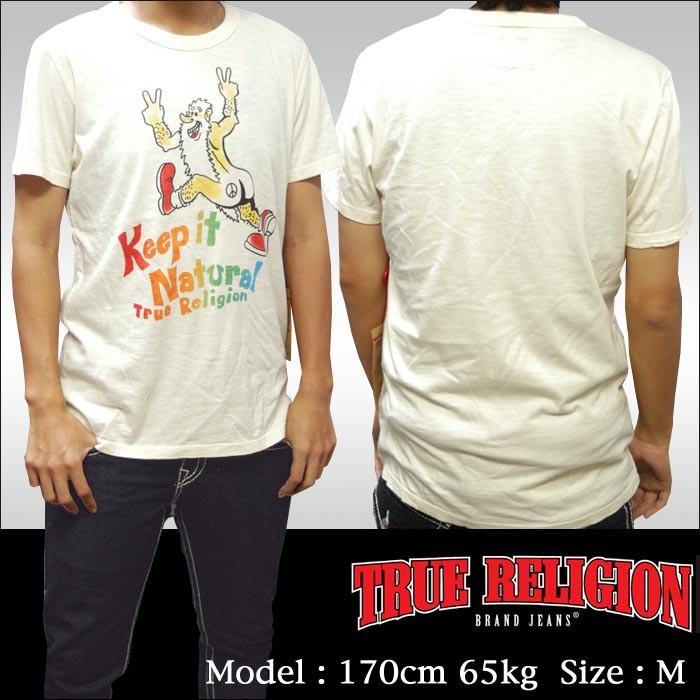 セール トゥルーレリジョン メンズ Tシャツ 0種類の品揃え True Religion It Natural クリーム トップス ｔシャツ シャツ 海外 セレブ 愛用 Truereligion Tee122 セレクトショップ クルーズ世田谷 通販 Yahoo ショッピング