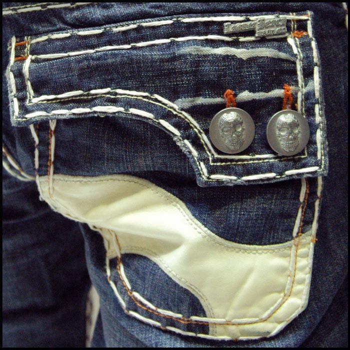 【訳あり】【アウトレット】  LAGUNA BEACH メンズ デニム ストレート MONARCH BAY ダブル ホワイト ラグナビーチ ジーンズ トゥルーレリジョン 好きに |  | 02