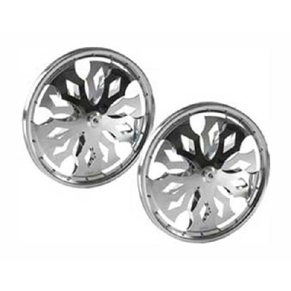 ローチャリDeuce 20インチ クロームスピンナーホイール 2個セット