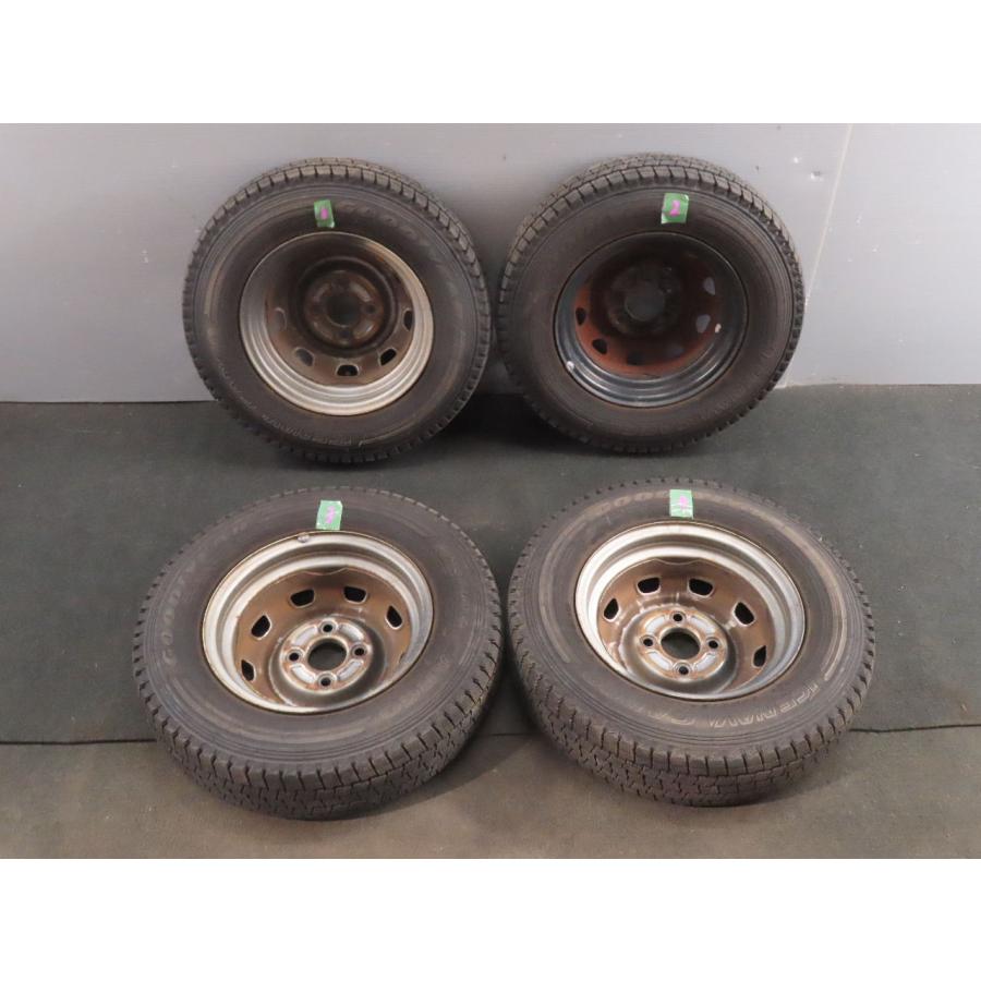 145R12 6PR LT 4穴 PCD100 スタッドレスタイヤ 2023年製 即決! 即日発送可】2023年製 145R12 6PR グッドイヤー アイスナビ