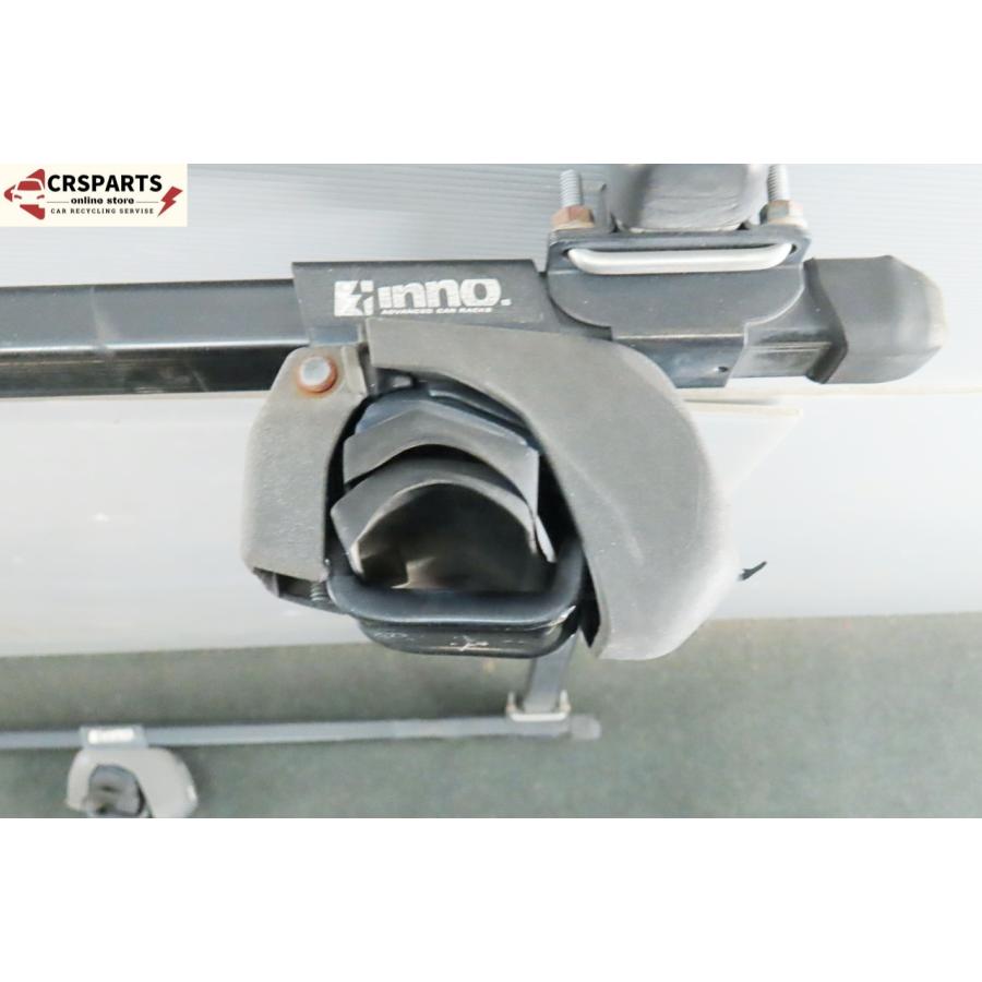 【即決】★送料込★ CARMATE inno カーメイト イノー ルーフ キャリア 天井 ラック キー付 ◆取外 L675S◆ 中古 14012の画像