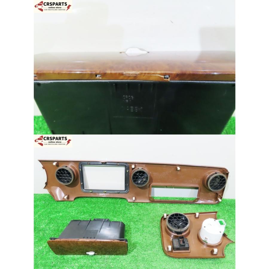 即決】☆送料込☆ ラパン HE21S 純正 木目 インパネ 4点セット タコ