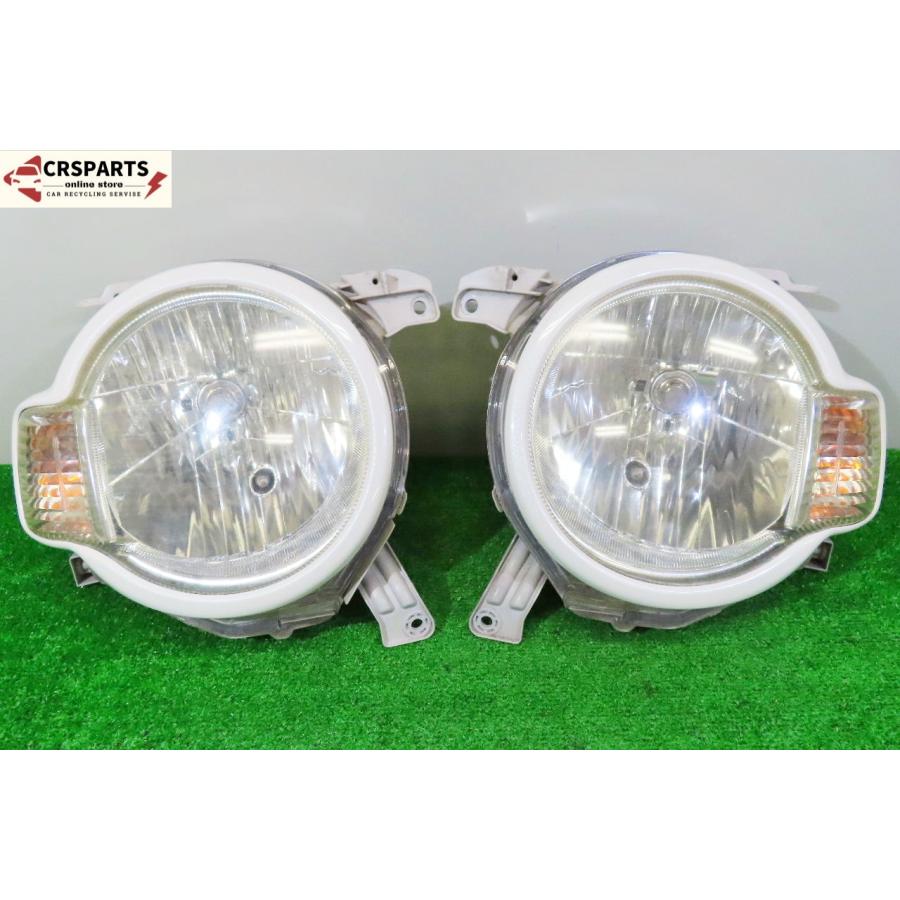 即決】☆送料込☆ ミラココア L675S 純正 ハロゲン 枠付 ヘッド ランプ