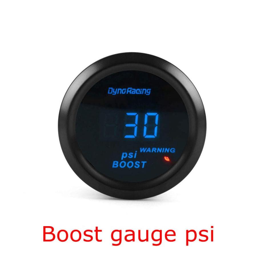 DYNORACING 2" 52MM 車のデジタル ターボ ブースト ゲージ PSI BAR 水温油温油圧ゲージ電圧計タコメーター RPM