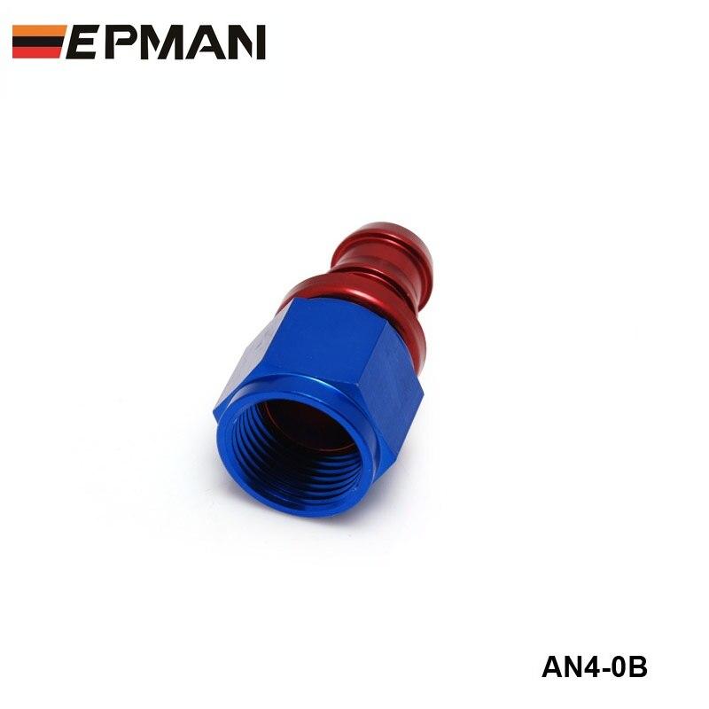 4AN AN4 4-ストレートスイベルオイル 燃料 ガスラインホース端プッシュオン男性フィッティング AN4-0B