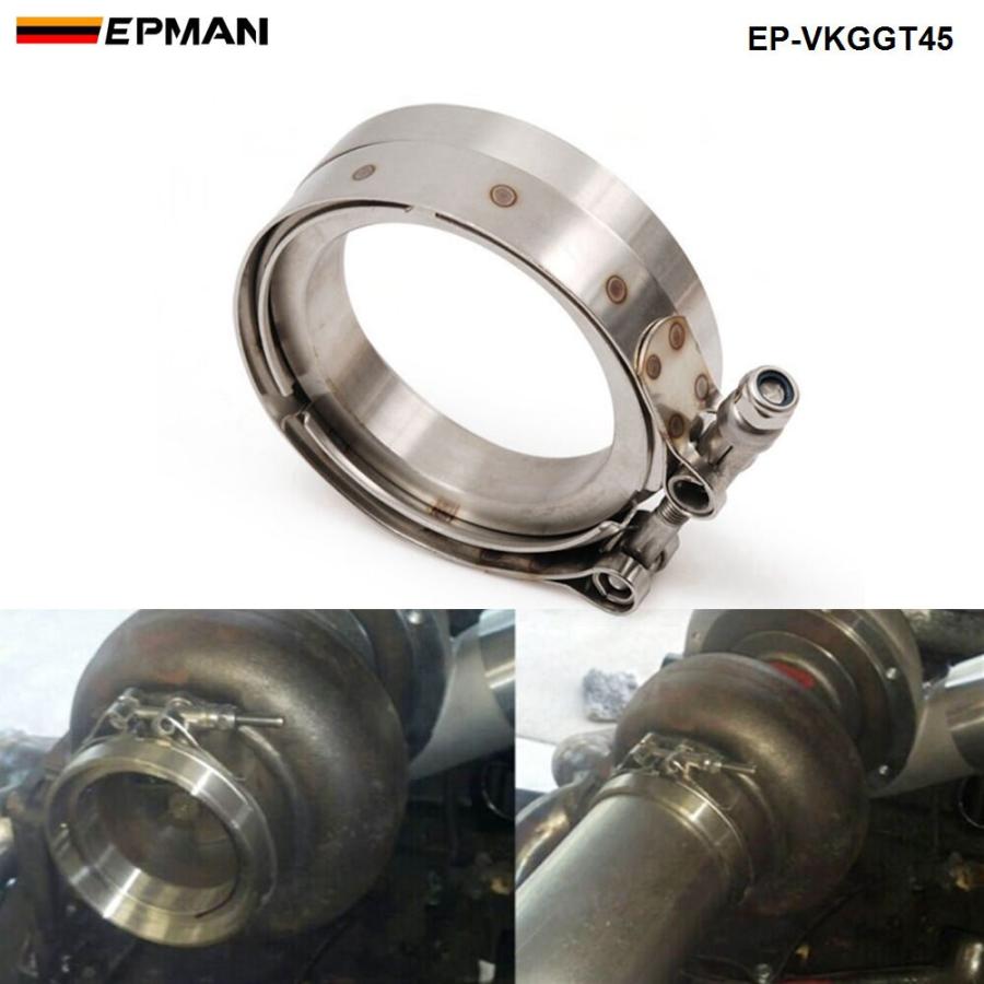 車 ターボチャージャー 車両パイプ クランプ ステンレス鋼 gt45 t304 EPVKGGT45 kcar02999クルーズジャパン