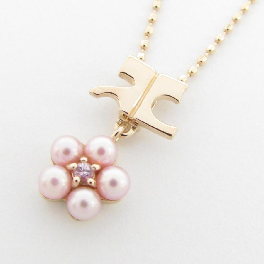 代引不可 クレージュ ネックレス 花 フラワー かわいい レディース K18pg 750 ピンクゴールド 未使用品 ブランドクルル 通販 Yahoo ショッピング 楽天ランキング1位 Homescience10 Ac In