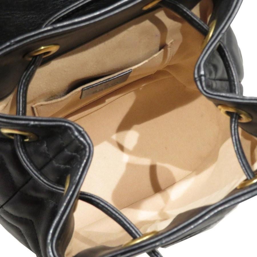 美品　GUCCI グッチ　GGマーモント　リュック　528129 黒 楽天市場】グッチ GUCCI 528129 GGマーモント バックパック