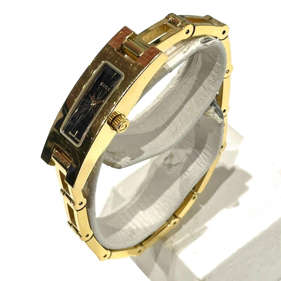 美品 3900L GUCCI グッチ ゴールドカラー スクエア レディース GUCCI(グッチ) レディースウォッチ 時計 3900L ゴールド GP