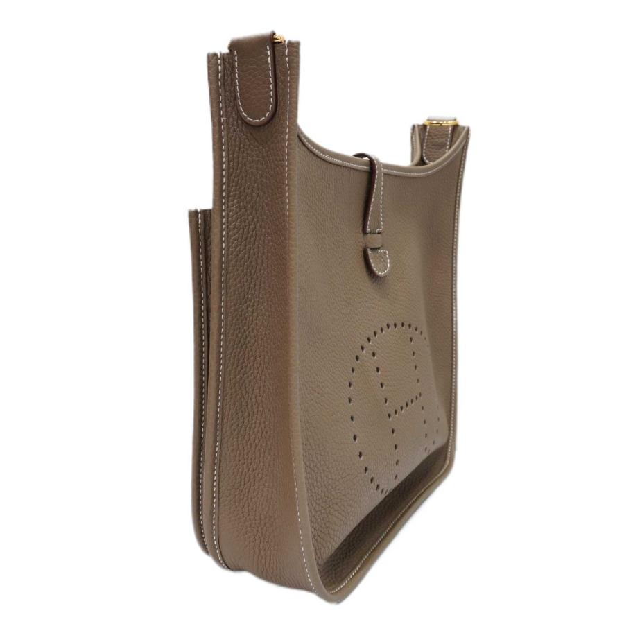 HERMES （エルメス) エヴリンPM ショルダーバッグ エトゥープ(G金具  
