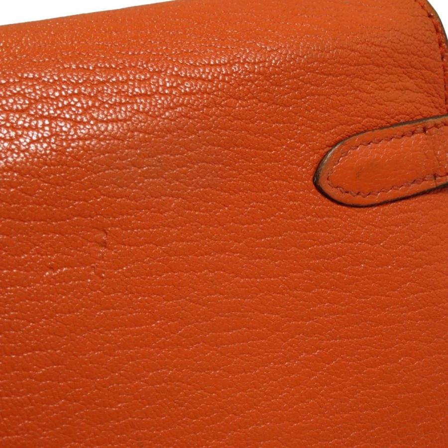 HERMES (エルメス) ケリーウォレット 長財布 オレンジ