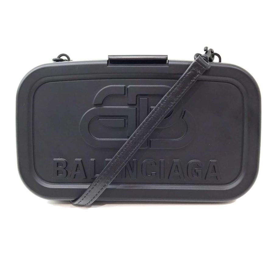 BALENCIAGA ブラック ランチボックス ミニ　ショルダーバッグ BALENCIAGA (バレンシアガ) ランチボックスケースショルダー