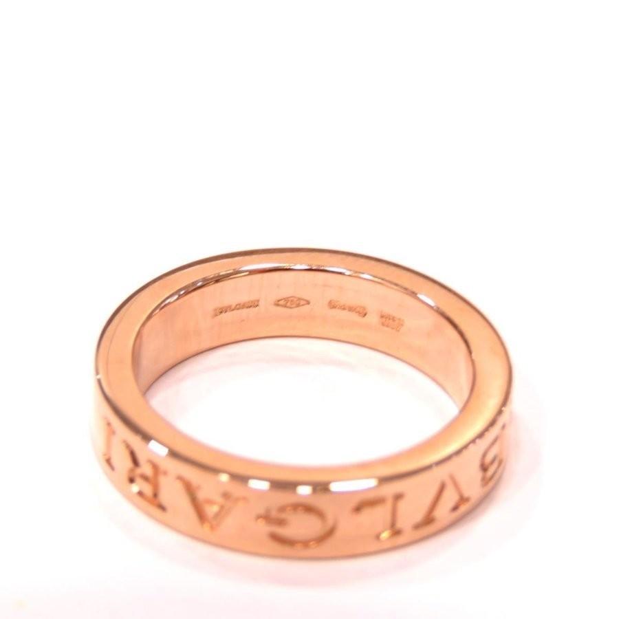 BVLGARI(ブルガリ) ダブルロゴ1PDリング リング 指輪 7.5号 K18PG(750  