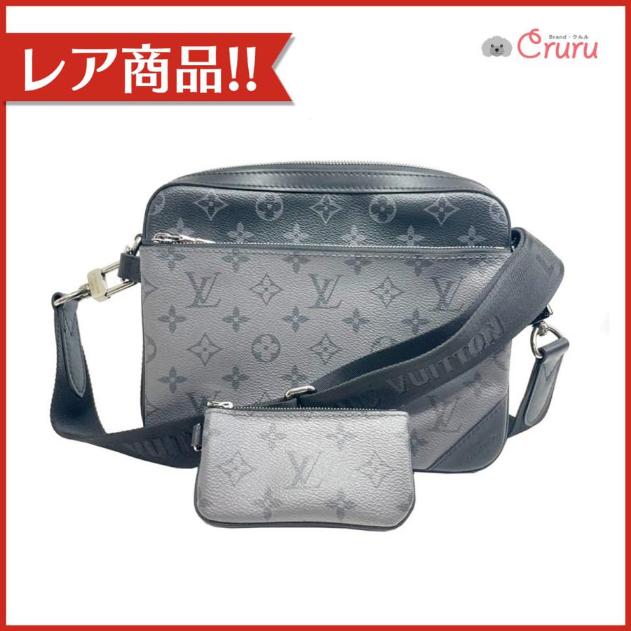 【おすすめ品】LOUIS VUITTON (ルイヴィトン) トリオ・メッセンジャー ショルダーバッグ M69443 モノグラム・エクリプス　ランクA｜cruru