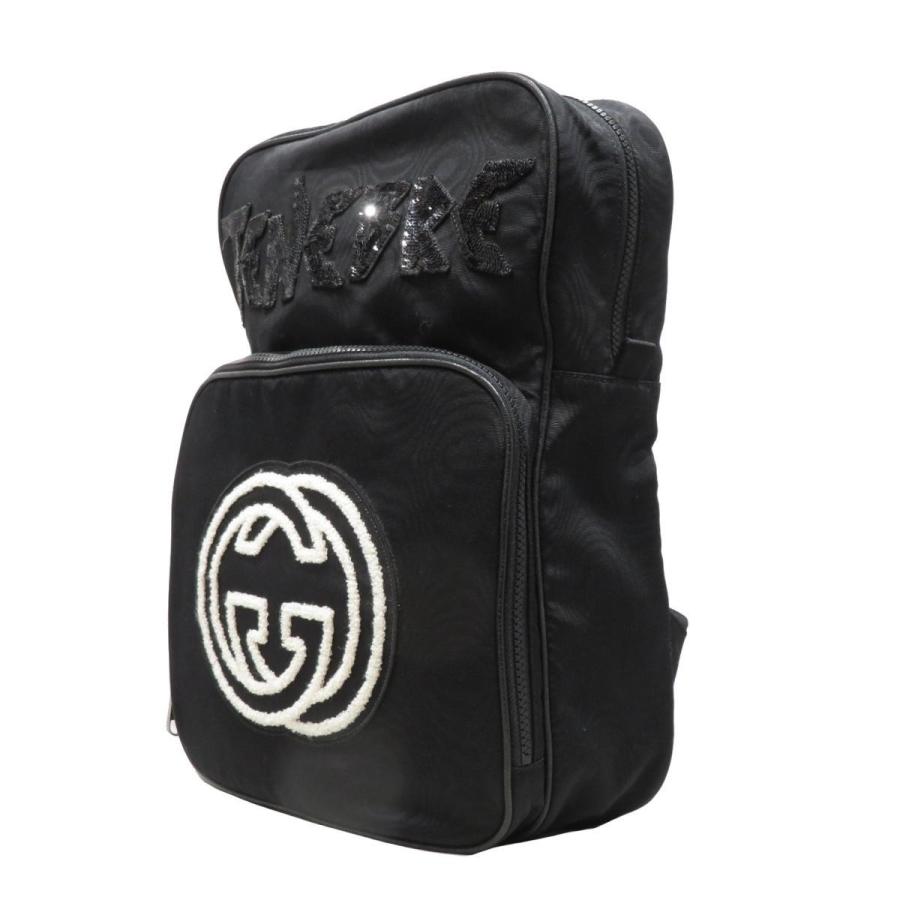 GUCCI (グッチ) Tenebre ロゴパッチバックパック GUCCI (グッチ) Tenebre ロゴパッチバックパック リュックサック