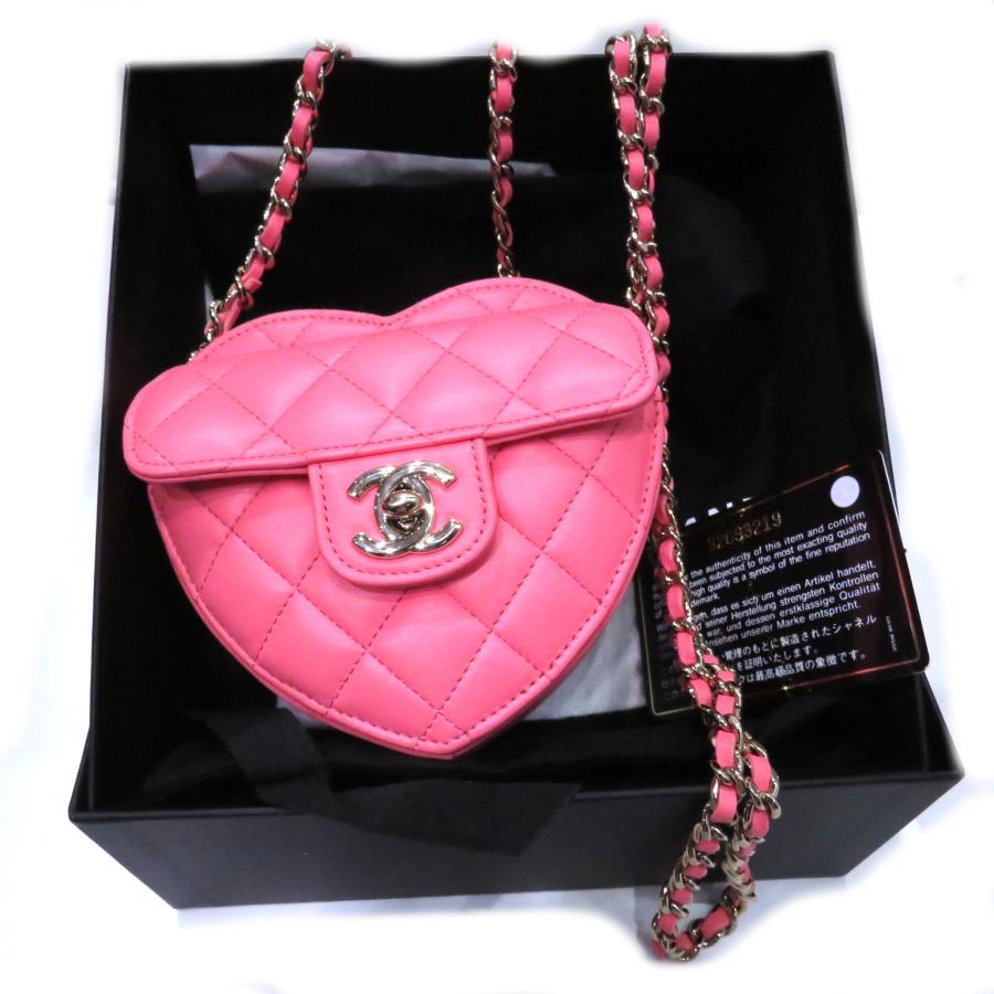 【カラー豊富♪】CHANEL ハートミニチェーンバッグ ハートチェーン CHANEL(シャネル) バッグ・カバン(レディース