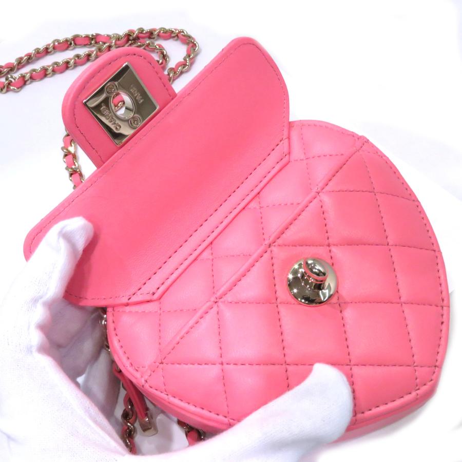 【カラー豊富♪】CHANEL ハートミニチェーンバッグ ハートチェーン CHANEL(シャネル) バッグ・カバン(レディース