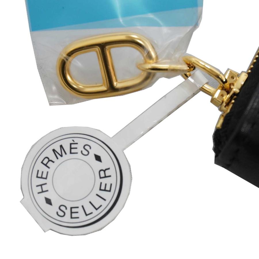 HERMES (エルメス) ジペンゴIIシェーヌダンクル 折財布 ブラック HERMES (エルメス) ジペンゴIIシェーヌダンクル 折財布 ブラック