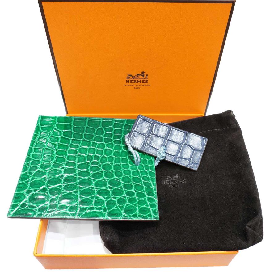 HERMES （エルメス) プティアッシュ クロコ 小物 チャーム