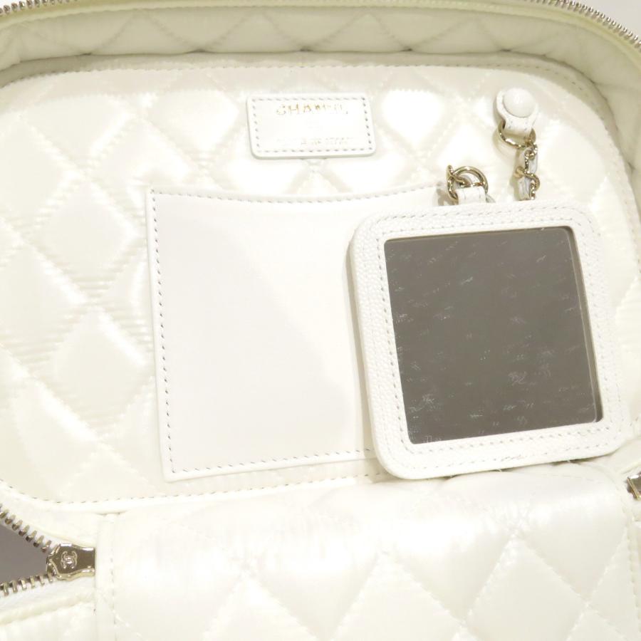 ♡*様 CHANEL バニティ　バッグ　ホワイト CHANEL (シャネル) バニティバッグ ホワイト キャビア