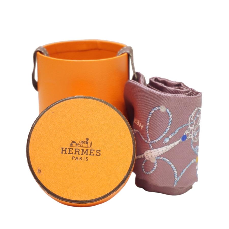 HERMES (エルメス) ツイリー レクレアポア スカーフ マロングラッセ 