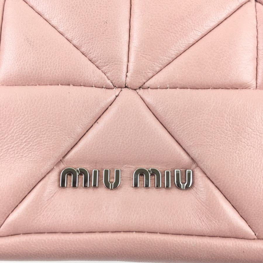 MIUMIU(ミュウミュウ) フェイクパールチェーンショルダー