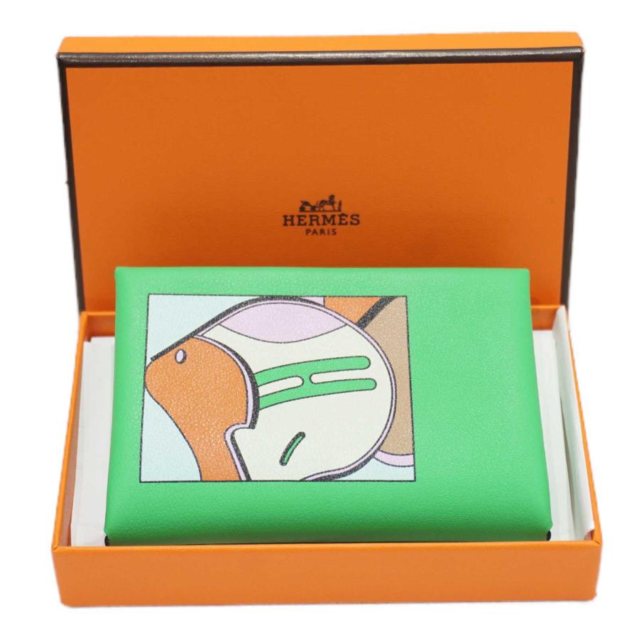 HERMES （エルメス) カルヴィデュオ コインケース ヴェール