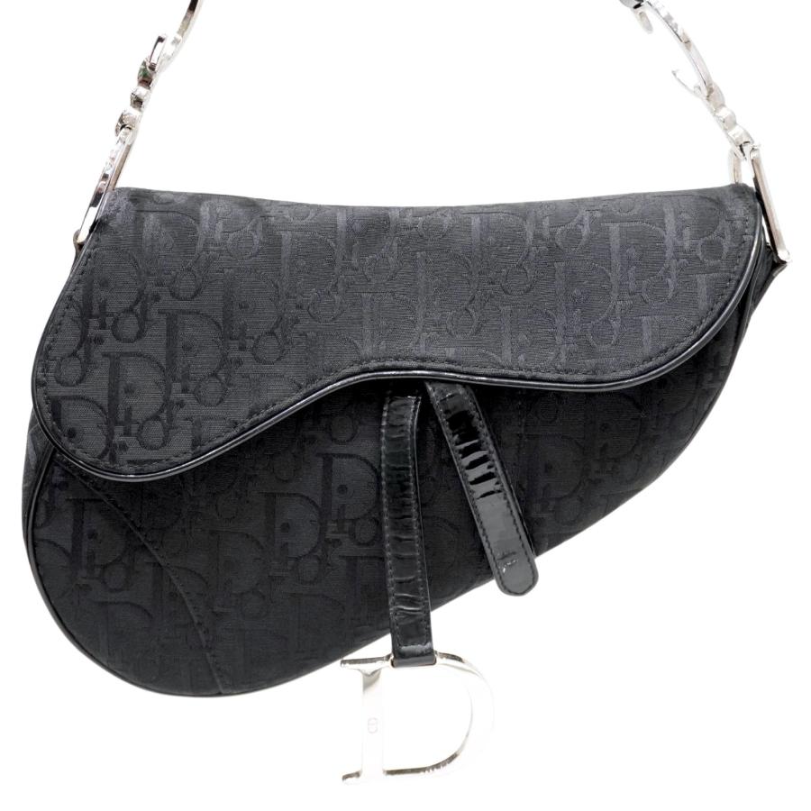 Christian Dior (ディオール) トロッター サドルバッグ ブラック