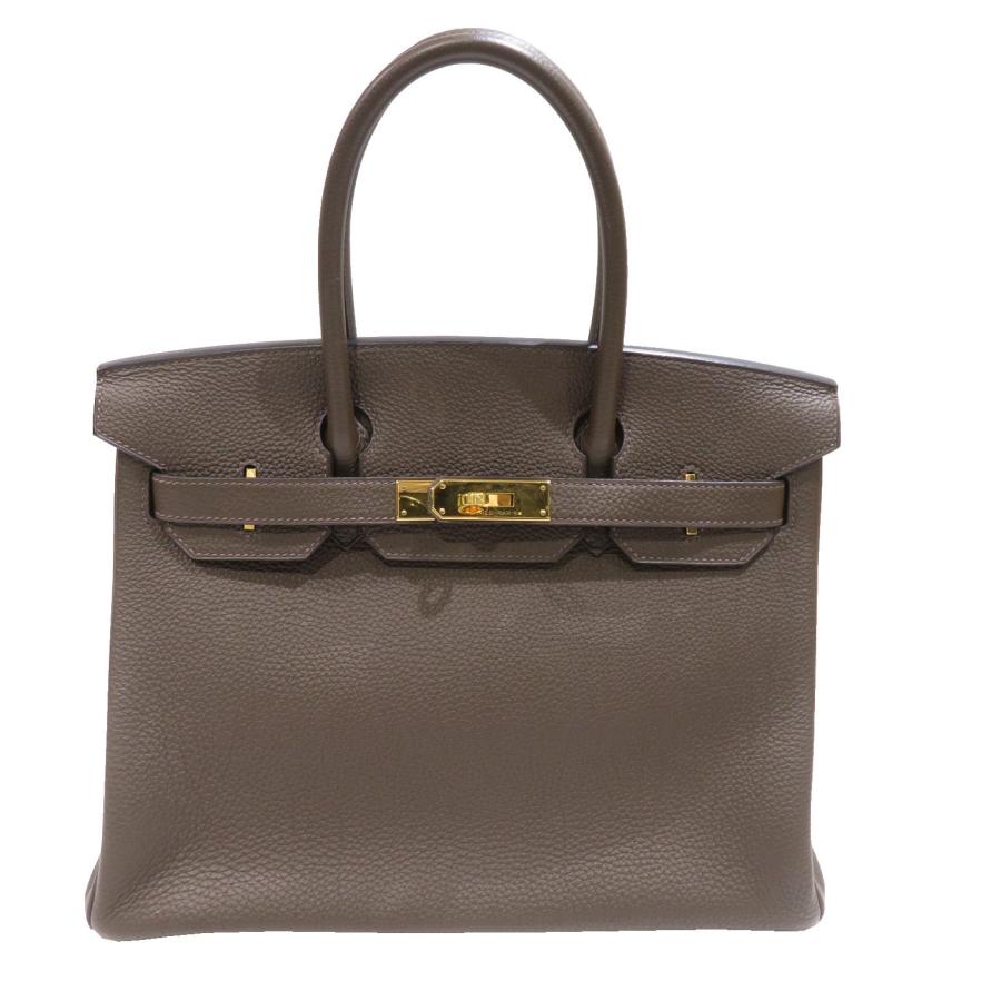 HERMES (エルメス) バーキン30 ハンドバッグ エコルセ/G金具 トゴ □R  