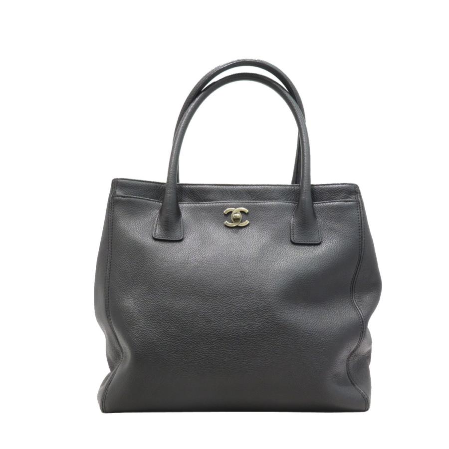 特価商品】CHANEL (シャネル) エグゼクティブトート縦型 トートバッグ 