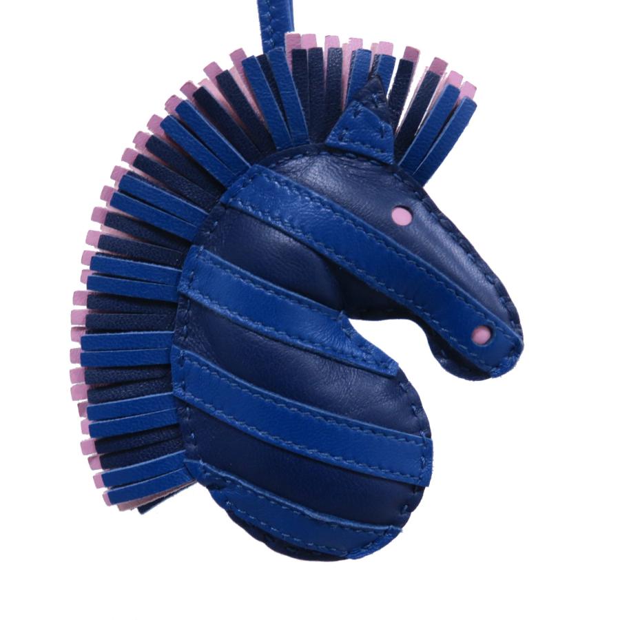 ❤未使用品❤ジージーサバンナチャーム ブルーフランス エルメス Z刻印 エルメス HERMES （エルメス) ジージーサバンナ 小物 チャーム ブルー