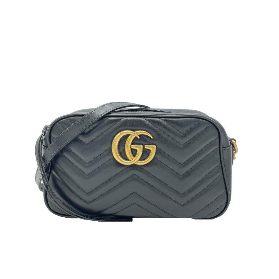 GUCCI(グッチ) GGマーモント ショルダーバッグ 447632 ランクB  