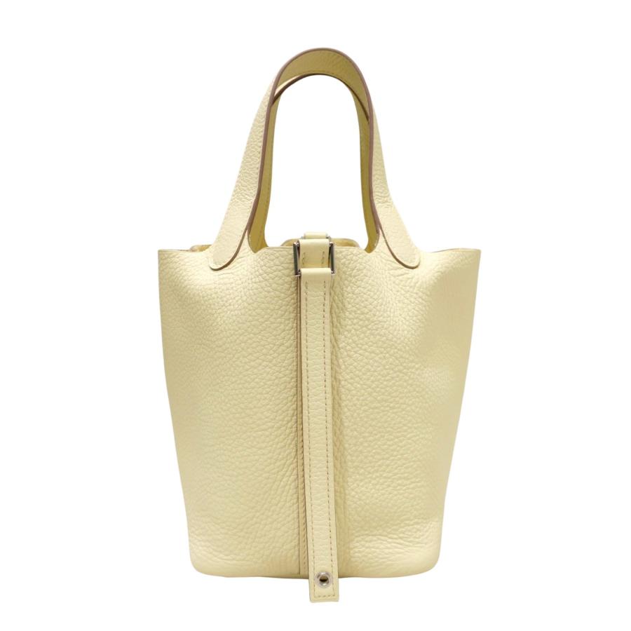 ピコタン HERMES （エルメス) ピコタンロックPM ハンドバッグ ジョーヌ 