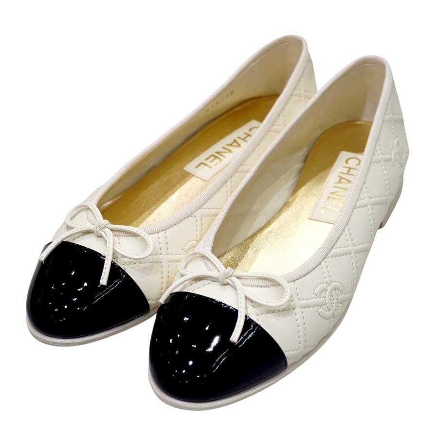 CHANEL (シャネル) バレリーナ G40110 Y56581 K6006 37.5(約24.5 CHANEL (シャネル) バレリーナ G40110 Y56581 K6006 37.5(約24.5