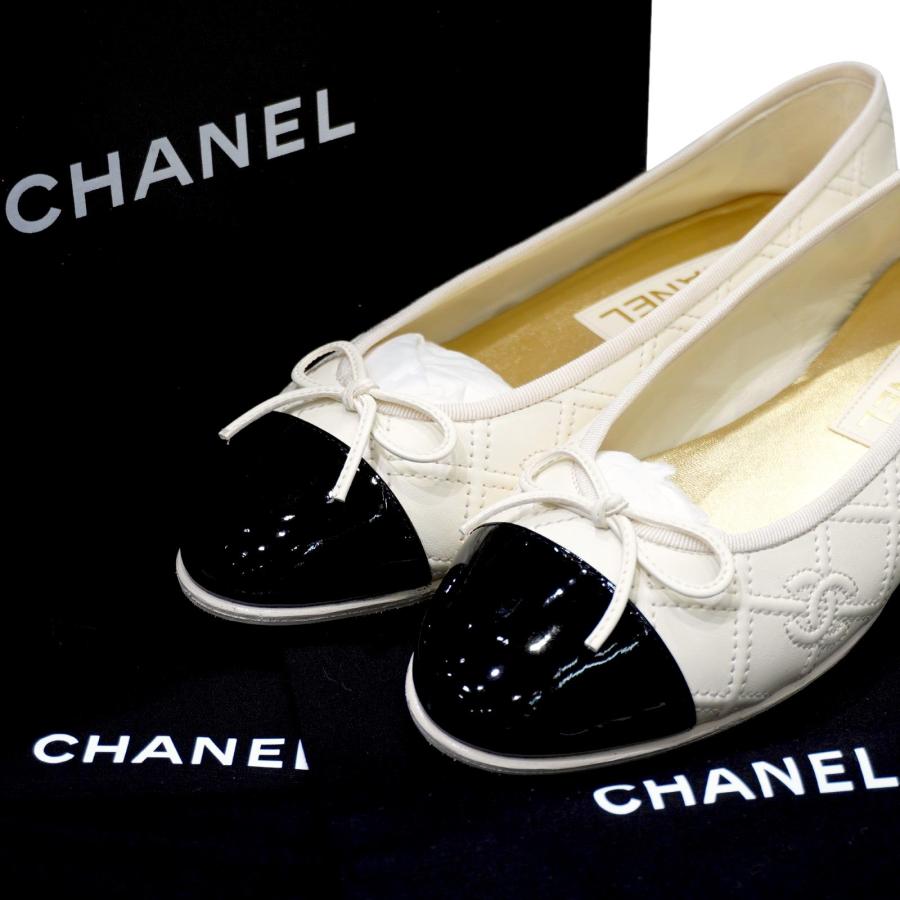CHANEL (シャネル) バレリーナ G40110 Y56581 K6006 37.5(約24.5 CHANEL (シャネル) バレリーナ G40110 Y56581 K6006 37.5(約24.5