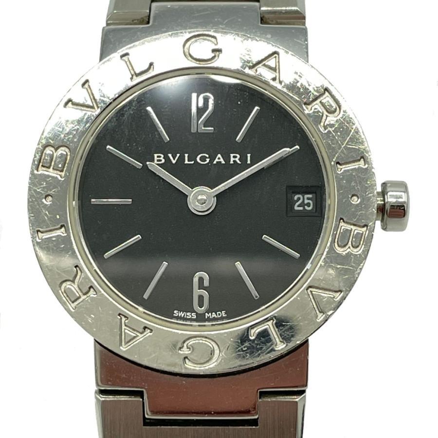 【美品】希少品　BVLGARI ブルガリ クォーツ式腕時計　BB23SS メンズ ブルガリ BVLGARI クォーツ時計 ブルガリブルガリ BB23SS