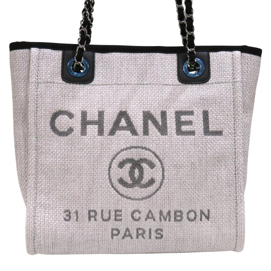 Deauville CHANEL (シャネル) ドーヴィルPM トートバッグ ハンドバッグ 