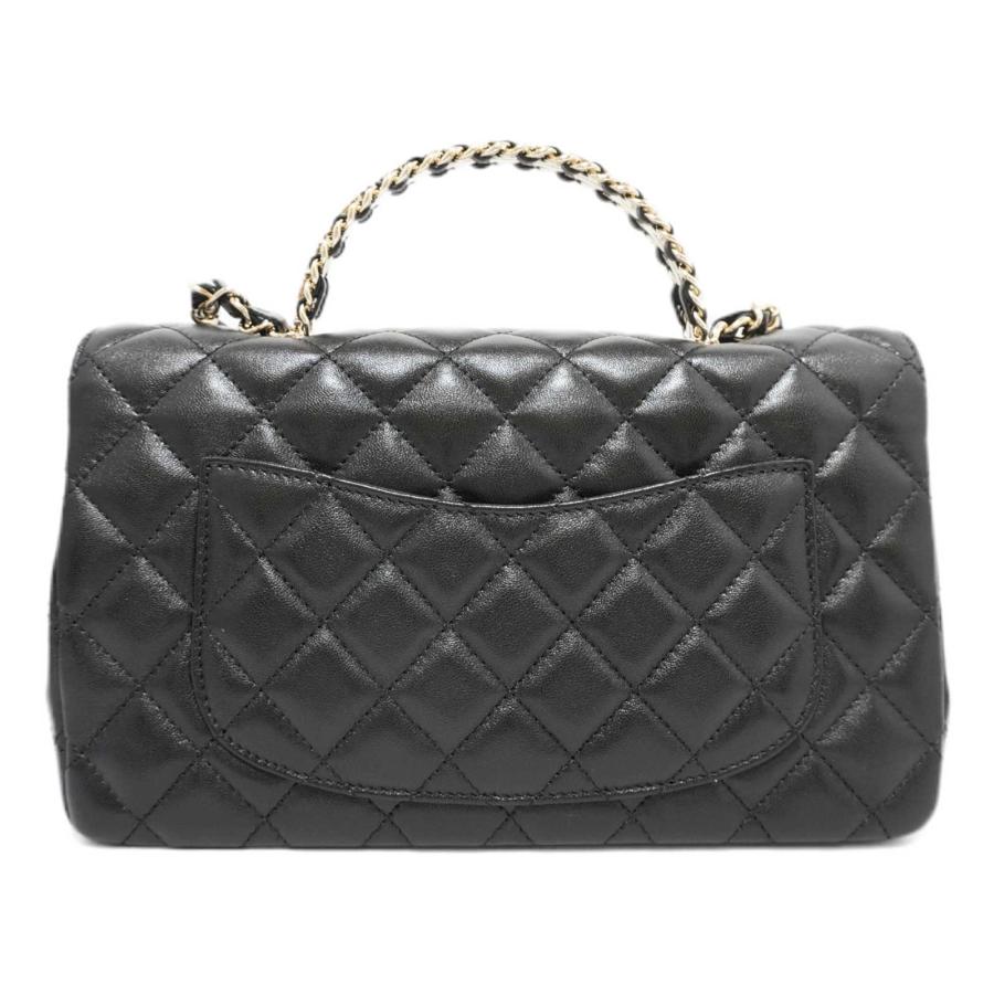 【美品】CHANEL ラムスキン フラップショルダーバッグ ブラック 楽天市場】【美品】シャネル 【CHANEL】トップハンドル フラップ