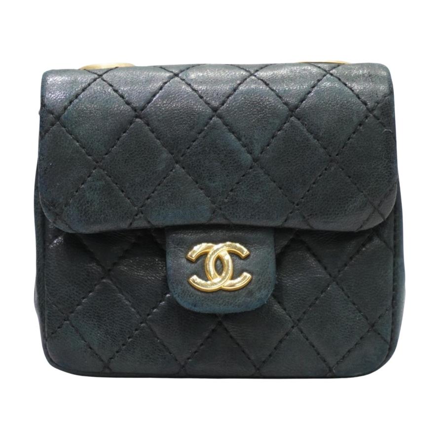 マトラッセ CHANEL (シャネル) ミニミニマトラッセ チャーム ブラック 