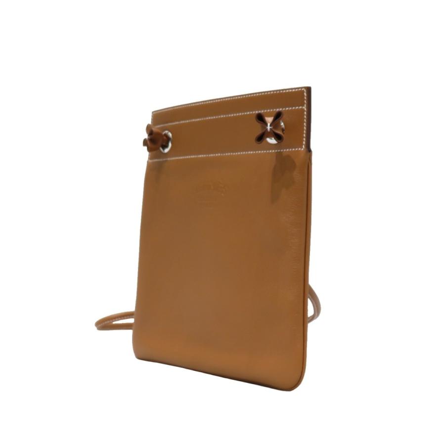 HERMES(エルメス) アリーヌミニ ショルダーバッグ ゴールド ヴォー  