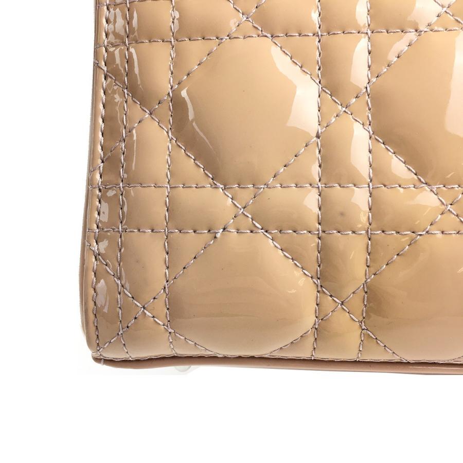 Dior ディオール　レディディオール　パテント　ミディアム　美品 DIOR | Lady Dior バッグ ミニ カナージュ パテントカーフスキン