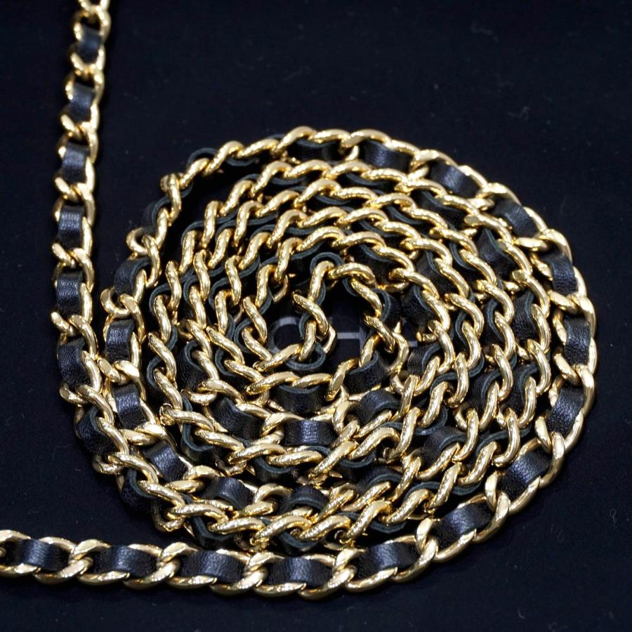 CHANEL ラムスキン チェーンウォレット【ランク:A】 CHANEL (シャネル) チェーンウォレット ショルダーバッグ