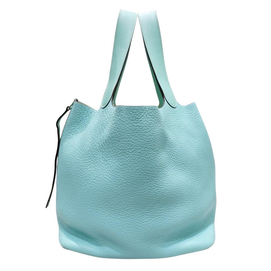【Hermes】エルメス★Picotin★ピコタン22 ブルー【ランク：AB】 ピコタン・ピコタンロック22／MM エルメス バッグ ピコタン