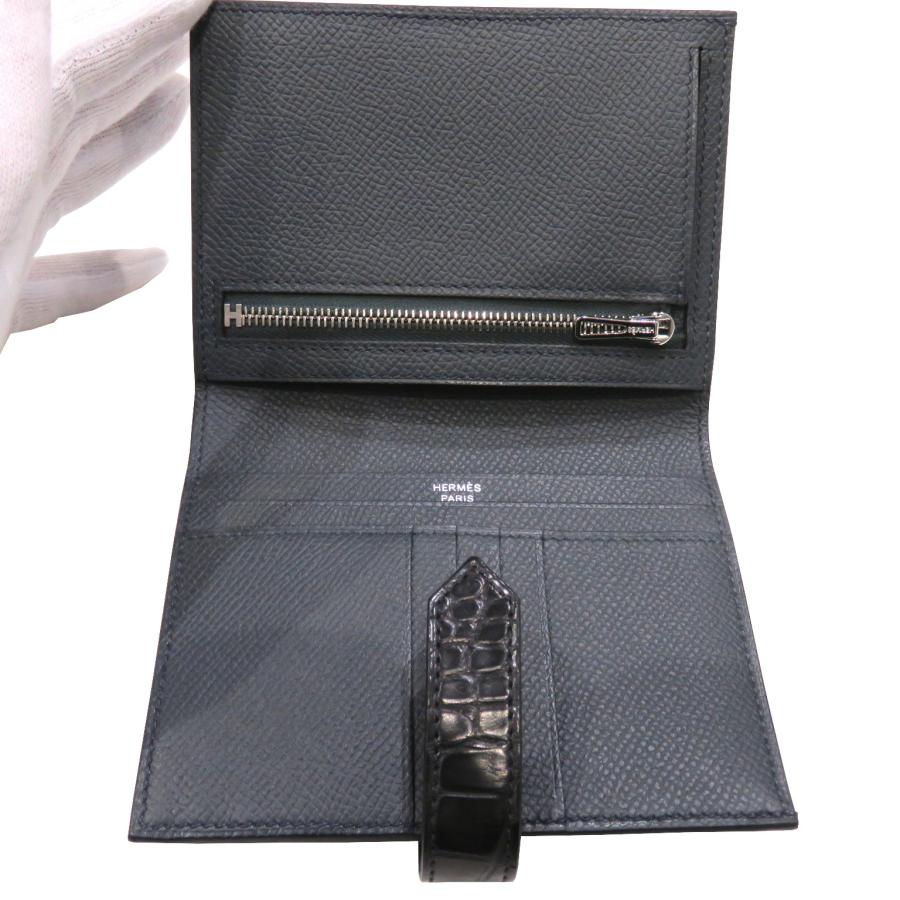 上質レザー×洗練された美しさ♡【HERMES】コンパクト財布 楽天市場】【新品】 エルメス 二つ折り財布 ニュー Hパッサン