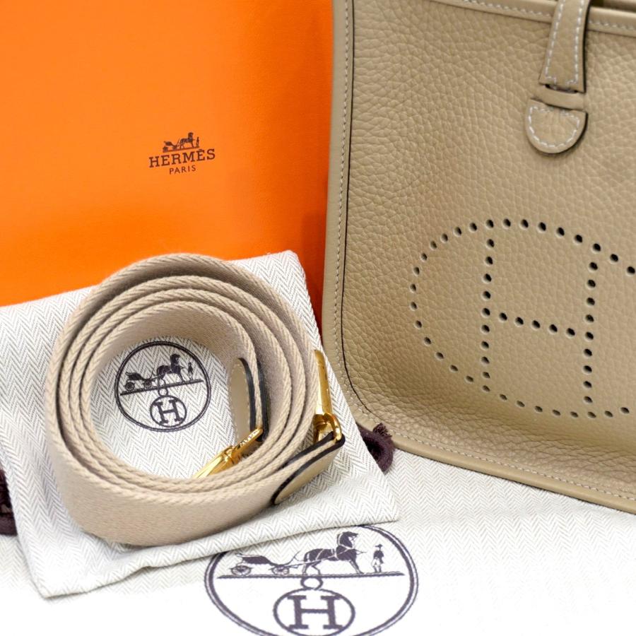 【HERMES】エヴリンTPM/トレンチ/ゴールド金具 HERMES (エルメス) エヴリンTPM トレンチ(ゴールド金具